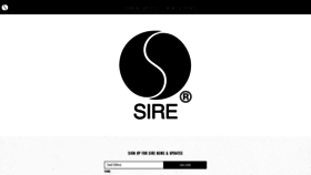 What Sirerecords.com website looked like in 2021 (2 years ago)
