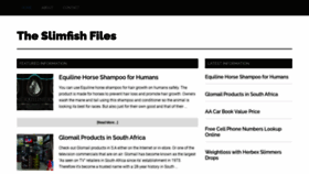 What Slimfish.co.za website looked like in 2021 (2 years ago)