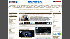 What Sonifex.co.uk website looked like in 2021 (2 years ago)