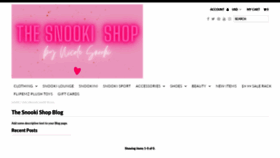 What Snookienicole.com website looked like in 2021 (2 years ago)