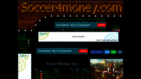What Soccer4money.com website looked like in 2021 (2 years ago)