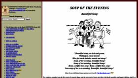 What Soupsong.com website looked like in 2021 (2 years ago)