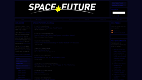 What Spacefuture.com website looked like in 2021 (2 years ago)