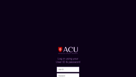 What Studentconnect.acu.edu.au website looked like in 2021 (2 years ago)
