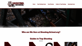 What Shooting-school.org website looked like in 2021 (2 years ago)