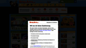 What Spilaffe.de website looked like in 2021 (2 years ago)