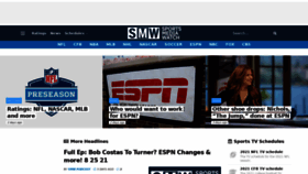 What Sportsmediawatch.net website looked like in 2021 (2 years ago)