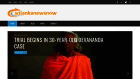 What Srilankanewsnow.com website looked like in 2021 (2 years ago)