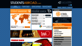 What Studentsabroad.com website looked like in 2021 (2 years ago)