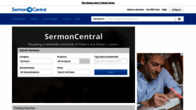 What Sermoncentral.com website looked like in 2021 (2 years ago)