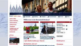 What Stralsundtourismus.de website looked like in 2021 (2 years ago)