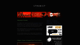 What Strobist.com website looked like in 2021 (3 years ago)