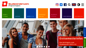 What Studentenwerk-mannheim.de website looked like in 2021 (2 years ago)