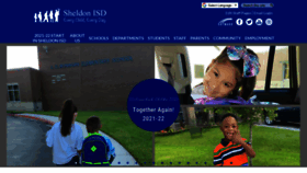 What Sheldonisd.com website looked like in 2021 (2 years ago)
