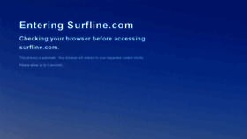 What Surfline.com website looked like in 2021 (2 years ago)