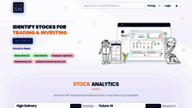 What Stockedge.com website looked like in 2021 (2 years ago)