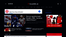 What Slovaknhl.sk website looked like in 2021 (2 years ago)