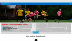What Sportcentral.cz website looked like in 2021 (2 years ago)