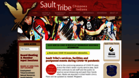 What Saulttribe.com website looked like in 2021 (3 years ago)