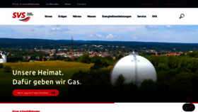 What Svs-energie.de website looked like in 2021 (2 years ago)