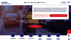 What Sodexo.cz website looked like in 2021 (2 years ago)