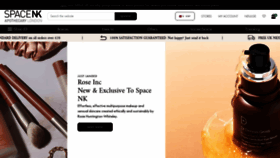 What Spacenk.com website looked like in 2021 (2 years ago)