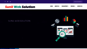 What Sunilwebsolution.com website looked like in 2021 (2 years ago)