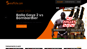 What Senaffiche.com website looked like in 2021 (2 years ago)