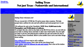 What Sailingtexas.com website looked like in 2021 (2 years ago)