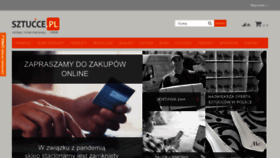 What Sztucce.pl website looked like in 2021 (2 years ago)