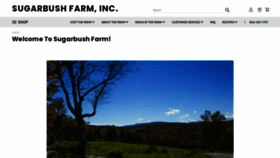 What Sugarbushfarm.com website looked like in 2021 (2 years ago)