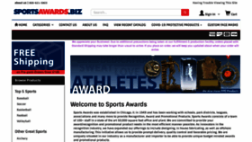What Sportsawardsonline.com website looked like in 2021 (2 years ago)