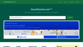 What Saveshared.com website looked like in 2021 (2 years ago)