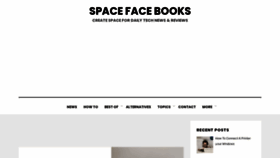 What Spacefacebooks.com website looked like in 2021 (2 years ago)
