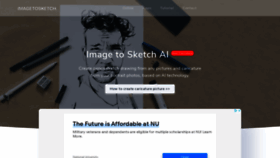 What Sketcherai.com website looked like in 2021 (2 years ago)
