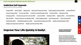 What Subliminalselfhypnosis.com website looked like in 2021 (2 years ago)