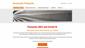 What Sevenoaksfireworks.co.uk website looked like in 2021 (2 years ago)