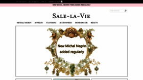 What Sale-la-vie.com website looked like in 2021 (2 years ago)