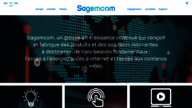 What Sagemcom.com website looked like in 2021 (2 years ago)