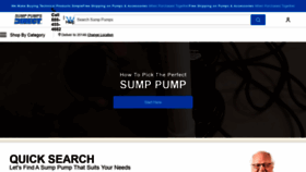 What Sumppumpsdirect.com website looked like in 2021 (3 years ago)