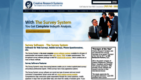 What Surveysystem.com website looked like in 2021 (2 years ago)
