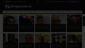 What Stiripesurse.ro website looked like in 2021 (2 years ago)
