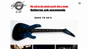 What Stoneguitarcompany.com website looked like in 2021 (2 years ago)