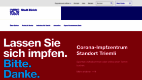 What Stzh.ch website looked like in 2021 (2 years ago)