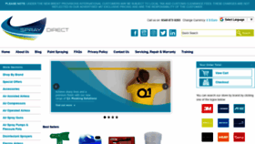 What Spraydirect.co.uk website looked like in 2021 (2 years ago)