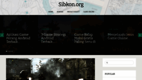 What Sibkon.org website looked like in 2021 (2 years ago)
