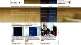 What Schulthess.com website looked like in 2021 (3 years ago)