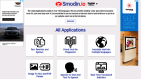 What Smodin.me website looked like in 2021 (2 years ago)
