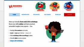 What Smashingconf.com website looked like in 2021 (2 years ago)