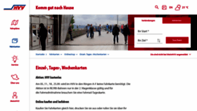 What Shop.hvv.de website looked like in 2021 (2 years ago)
